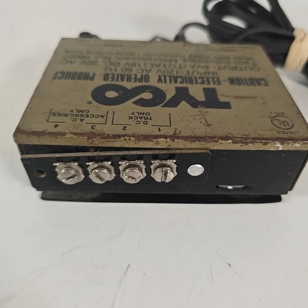 Vintage Tyco HO Electric Power Pack Train Transformer‎ Model 899V R20405 WORKS